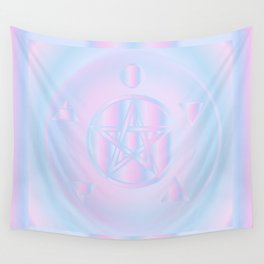 Holographic Elements Wall Tapestry