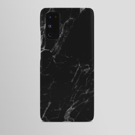 Black Marble Android Case