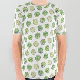 Brussel Sprouts Pattern All Over Graphic Tee