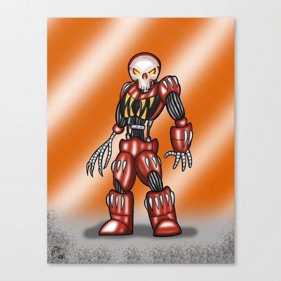 Robot Series - Outlaw Model Canvas Print