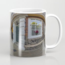 360 degree panorama of Elm Hill, Norwich Coffee Mug