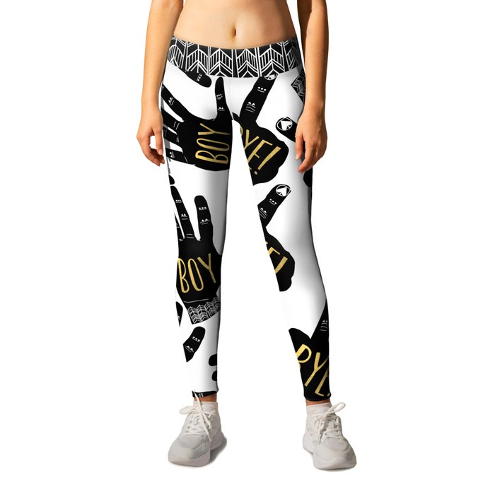 Juniors Panelled Leggings with Elasticated Waistband
