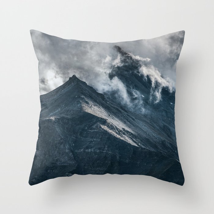 Climbing to the top Throw Pillow