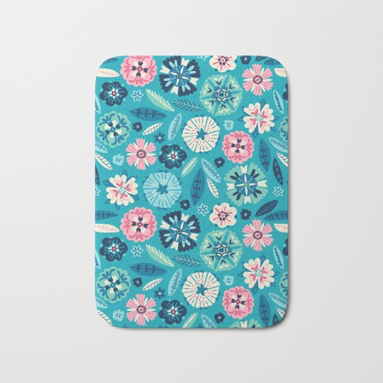 Flower Pop Bath Mat