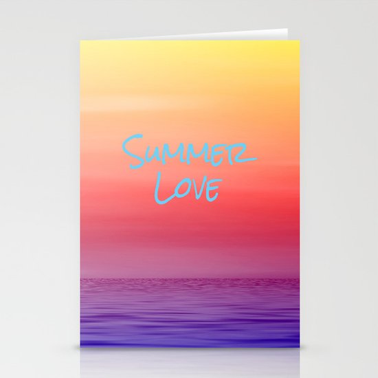 Summer Love Stationery Cards