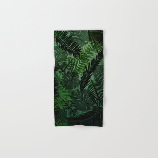 Green Foliage Hand & Bath Towel
