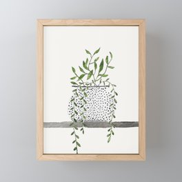 Vase 2 Framed Mini Art Print