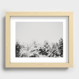 Winter Grey Recessed Framed Print