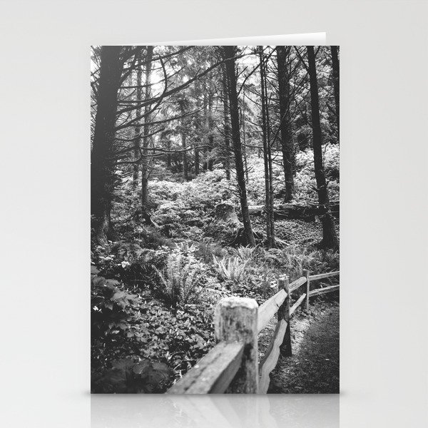 PNW Forest | Black and White Photography | Oregon Nature Stationery Cards