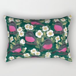 Pink Robins Rectangular Pillow
