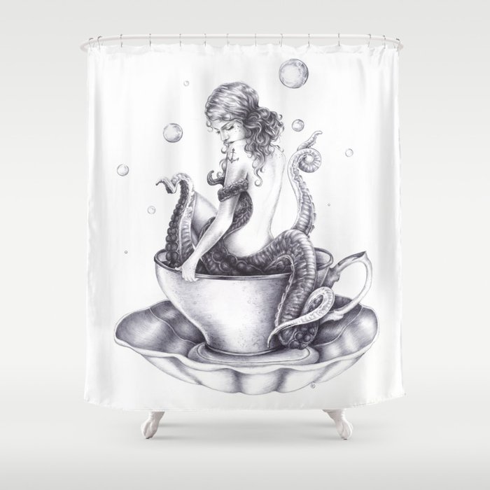 Tranquili-Tea  Shower Curtain