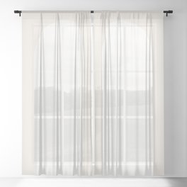 Minimal Arch - White Sheer Curtain