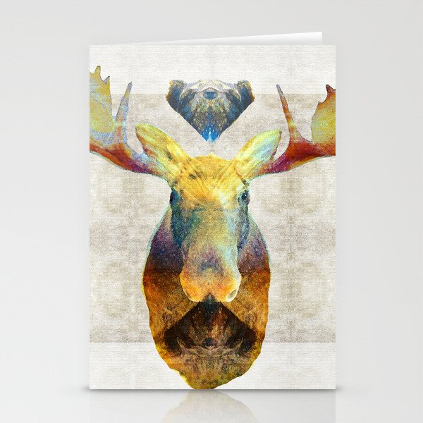 Mystic Moose Art by Sharon Cummings Stationery Cards