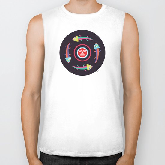 Circles of Gators Biker Tank