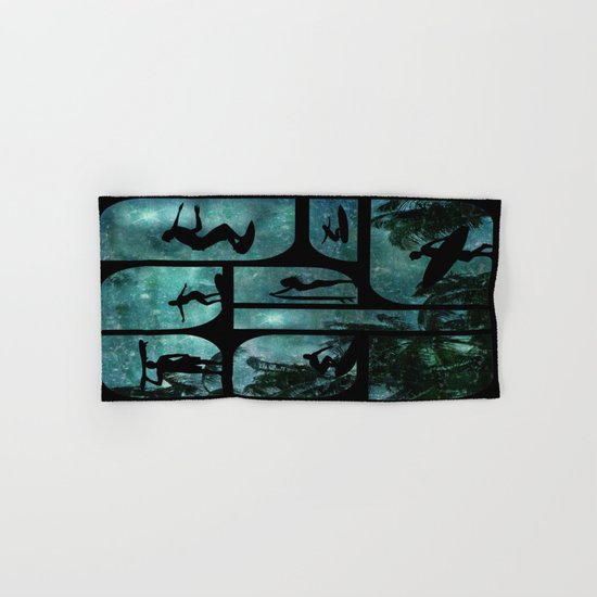 Starry Surfers Hand & Bath Towel