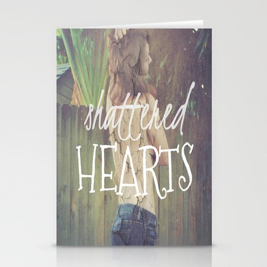 Shattered Hearts Club Stationery Cards