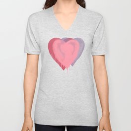Heart Change 1. V Neck T Shirt