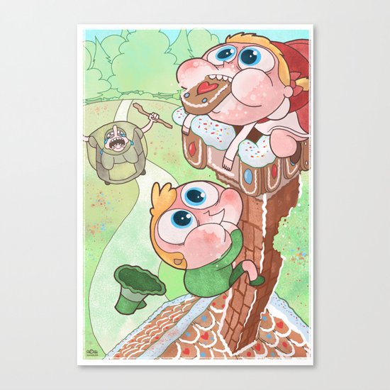 Hansel and Gretel are Assholes Canvas Print