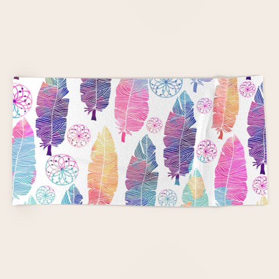 Feathers Beach Towel