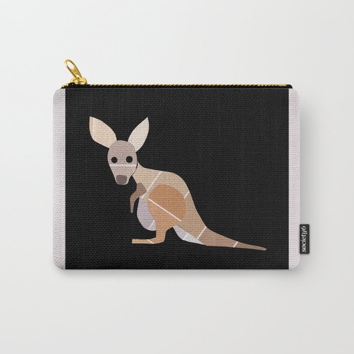 Paint Chip Kangaroo Carry-All manfredsdiner Pouch Society6 by 