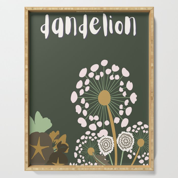 dandelion dream Serving Tray
