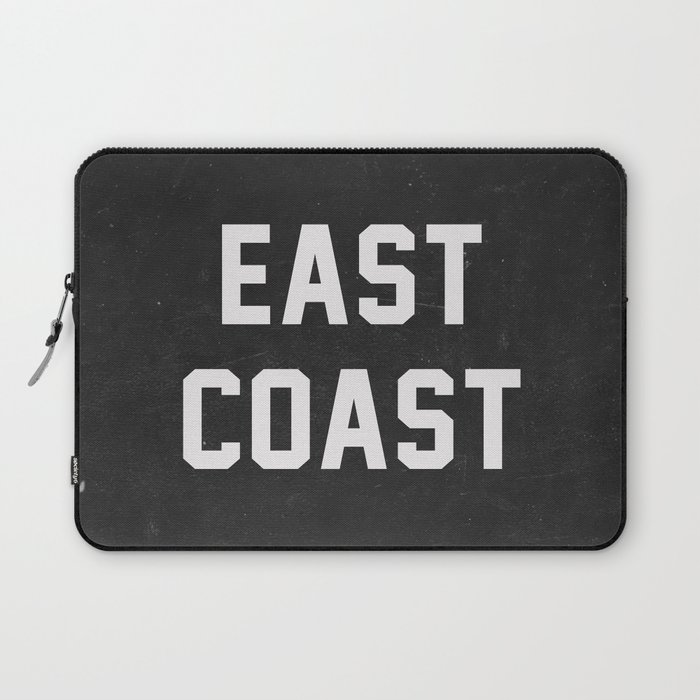 East Coast - black Laptop Sleeve