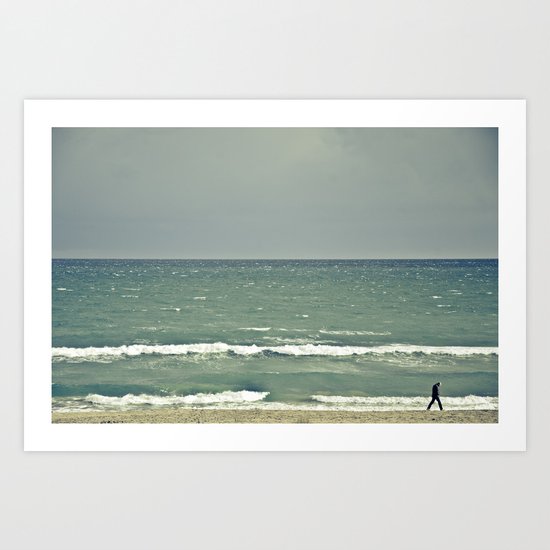 near the sea Art Print