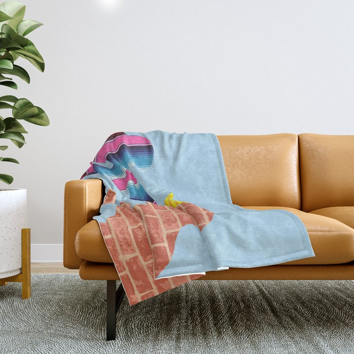 F*@K the Wall Throw Blanket