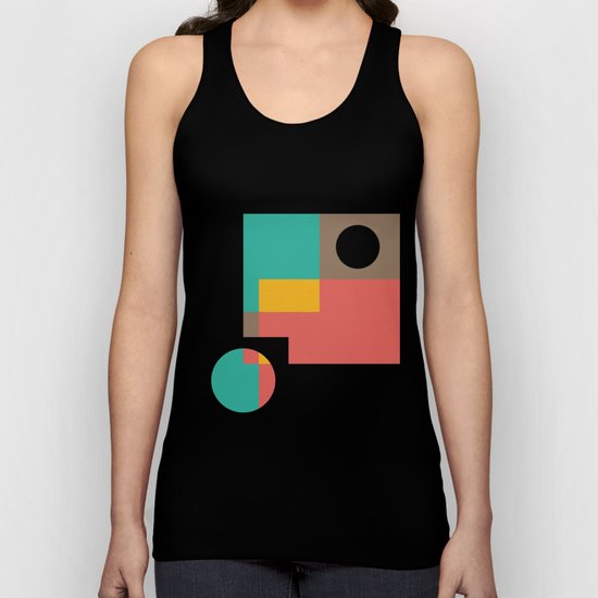 Geometric Crazy 1 Unisex Tank Top