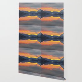 Sunset over Apgar Mountains Wallpaper
