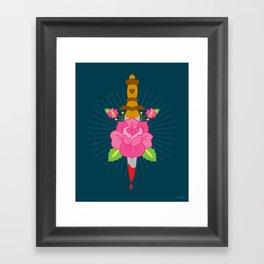 Rose Dagger Framed Art Print