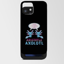 Marvelous Amphibian Cartoon Cute Kawaii Axolotl iPhone Card Case