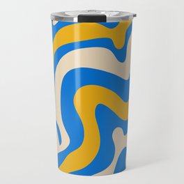 25 Abstract Swirl Shapes 220711 Valourine Digital Design Travel Mug