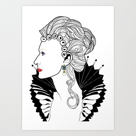 Elizabeth I. Art Print