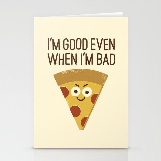 Mozzarelativity Stationery Cards