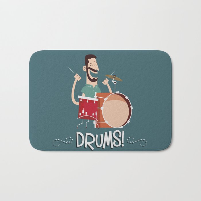 Drums! Bath Mat