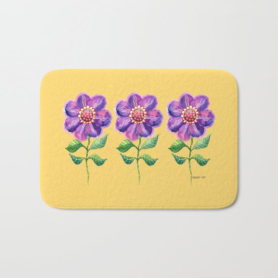 A Study in Violet Bath Mat