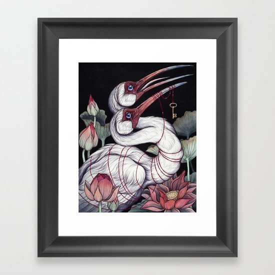 Sacred Ibis Framed Art Print