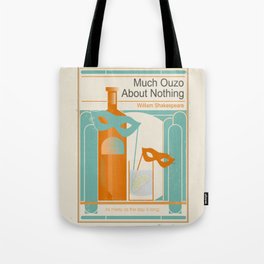 Much Ouzo About Nothing Tote Bag | Ginroom, Mancave, Drinkbook, Literacy, Orange, Hennight, Gin, Ouzo, Ladiesgitf, Tequila 