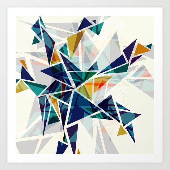 Cracked I Art Print