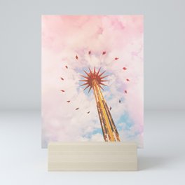 Swinging Pinks | Amusement Park Mini Art Print