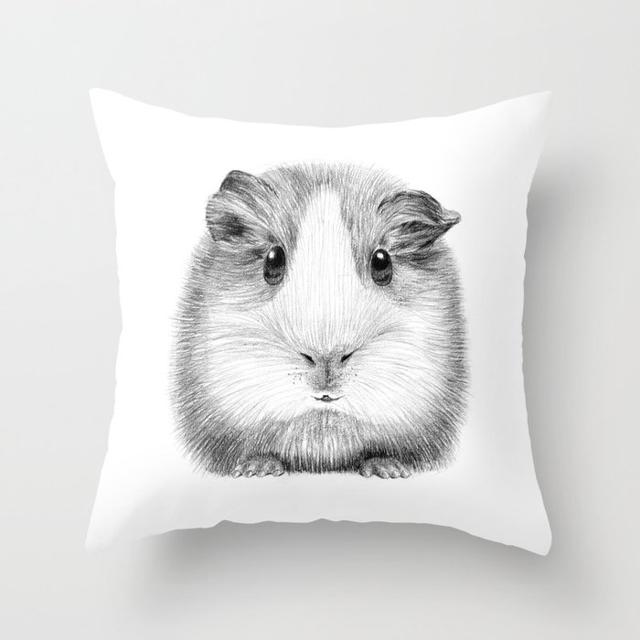 Guinea Pig Throw Pillow