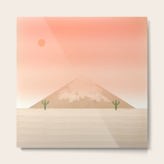 The Desert Metal Print