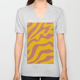 19 Abstract Liquid Swirly Shapes 220725 Valourine Digital Design V Neck T Shirt