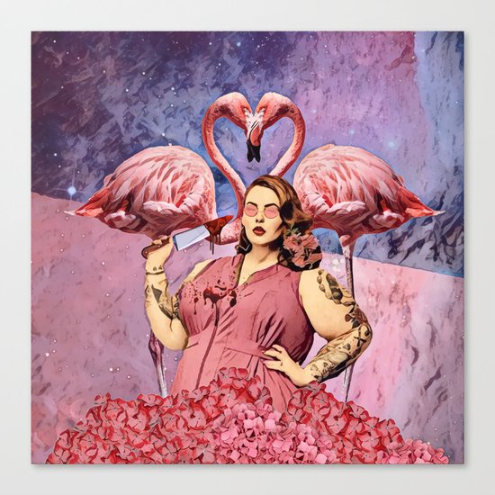 Flamingo Canvas Print