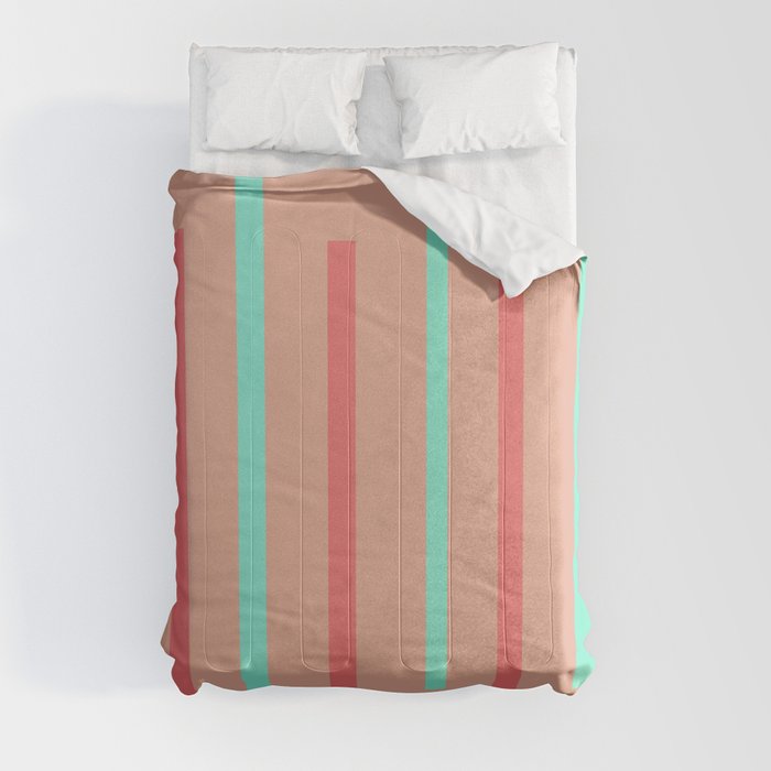 Colorful Stripes Comforter