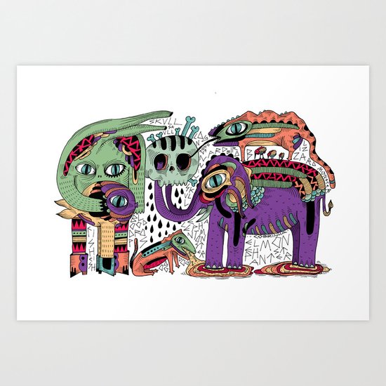 Zoo Art Print