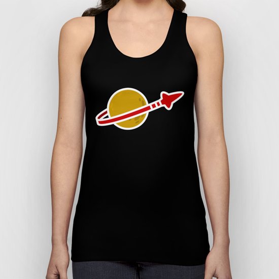 Blue Spaceman Unisex Tank Top