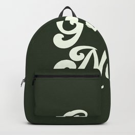 Get Naked in Green Backpack