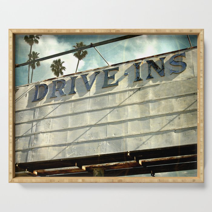 Drive-in theater Serving Tray